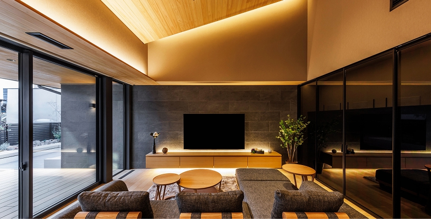 リビング〜陰影が紡ぐ、静けさと広がりの美〜