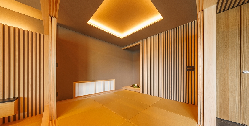 和室〜“光天井”がもたらす、凛とした癒しの空間〜